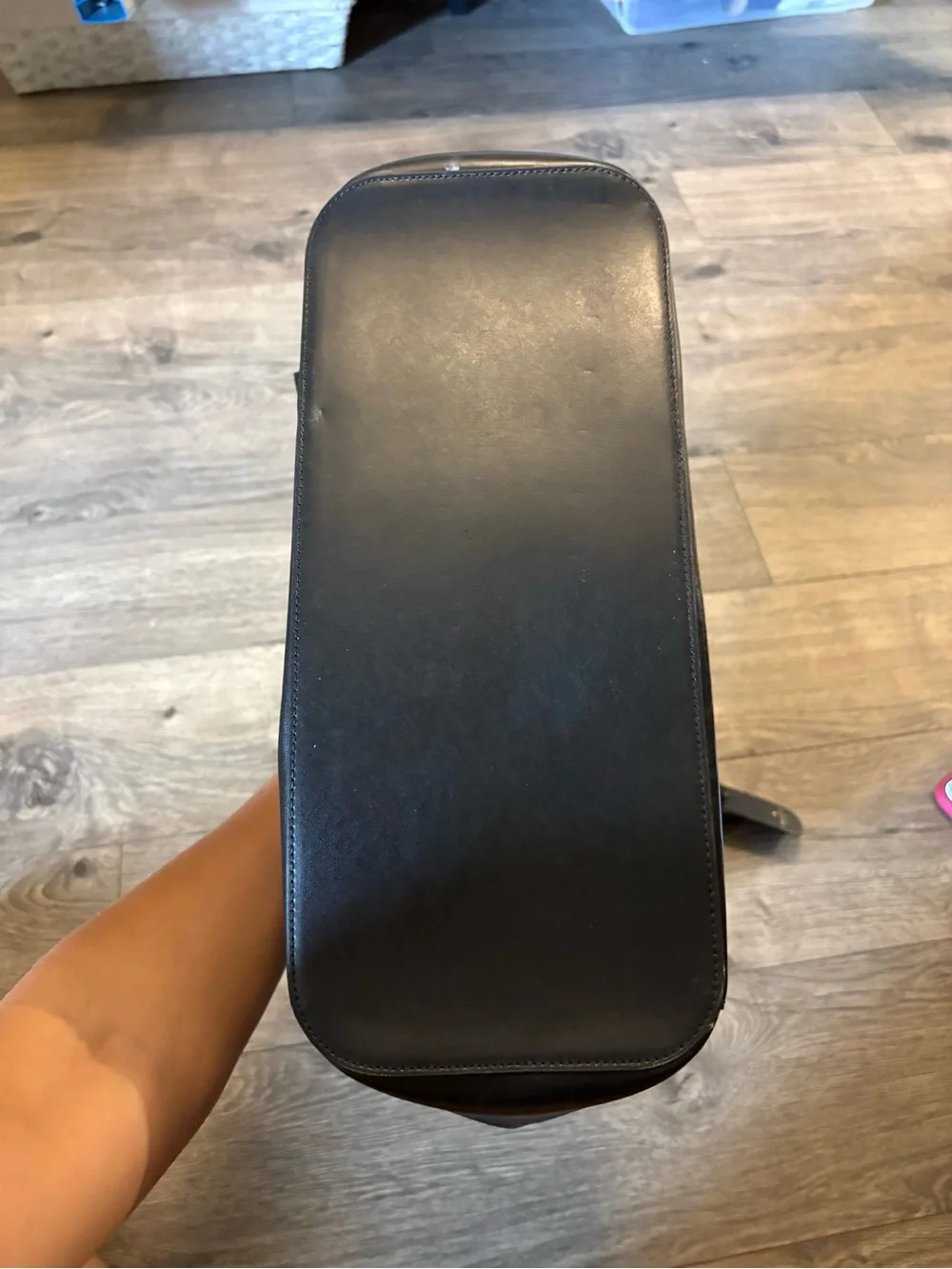 kate spade Black Leather Shoulder Tote